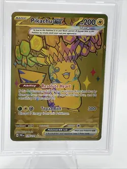 2025 POKEMON PRE EN-PRISMATIC EVOLUTIONS HYPER RARE #179 PIKACHU EX PSA 10 - Image 2