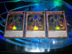 3x Yubel - Terror Incarnate 1st Edition Silver Ultra Rare BLC1-EN029 Yu-Gi-Oh! - Image 1
