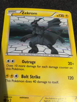 Zekrom 47/114 Black & White Holo Pokemon - Image 4