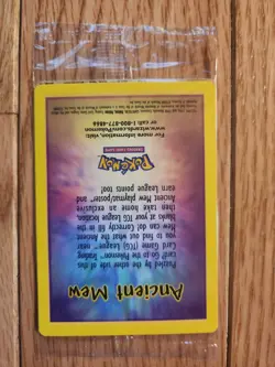 Unopen 2000 Pokemon The Movie Ancient Mew Near Mint or Better - Image 2