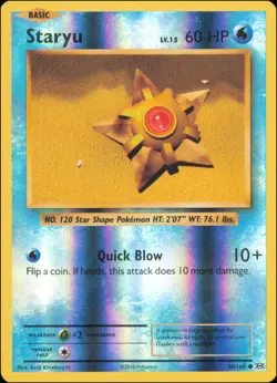 Pokemon - Staryu #30/108 - XY - Evolutions Reverse Holo - Image 1