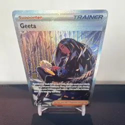 Geeta 218/193 Paldea Evolved Full Art Holo Ultra Rare Trainer Supporter - Image 1