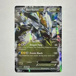 Pokemon Black Kyurem EX Boundaries Crossed 101/149 Ultra Rare Holo English LP/MP - Image 1