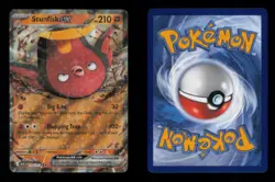 STUNFISK EX DOUBLE RARE 114/217 NM POKEMON - Image 3