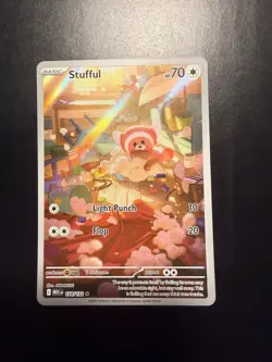 Pokemon TCG Stufful Alt Art Illustration 154/132 - Image 1