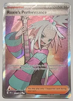 Pokemon TCG Chaos Rising Roxie's Performance - Ultra Rare Full Art 112/086 - NM - Image 2