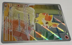 Pokemon TCG Chaos Rising BSP Promo - Fennekin - Full Art Holo - MEP 080 - NM - Image 3