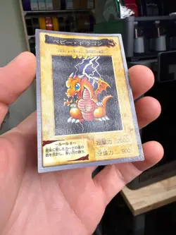 YU-GI-OH! Card Baby Dragon No.28 Shueisha Made In Japan Bandai - Image 2