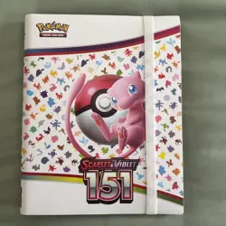 Pokemon Scarlet & Violet 151 - Mew Binder Collection - Binder Only NO CARDS NEW! - Image 1