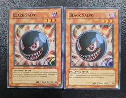 2x Black Salvo CRMS-EN015 (Super Rare, 1st Edition, Lightly Played / LP) Yugioh - Image 1