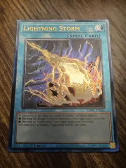 Lightning Storm (PUR) RA01-EN061 Prismatic Ultimate Rare Yugioh 1st Edition VLP - Image 1