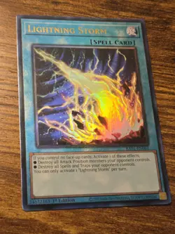 Lightning Storm (PUR) RA01-EN061 Prismatic Ultimate Rare Yugioh 1st Edition VLP - Image 3