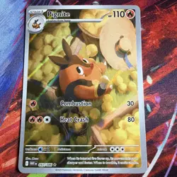 Pignite 097/086 Illustration Rare SV: White Flare Pokemon TCG NM - Image 1