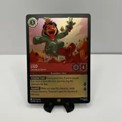 Lilo, Causing an Uproar Lorcana Reign of Jafar Cold Foil Legendary Card 137/204 - Image 1