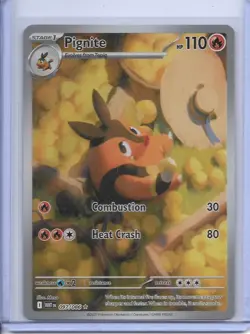 Pignite - Illustration Rare Holo SV: White Flare 097/086 NM Pokemon TCG - Image 1