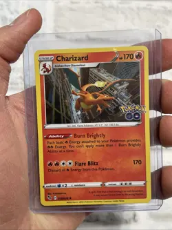 Charizard 010/078 Pokemon GO Holo Rare Pokemon Card TCG English NM/MT 2022 - Image 1