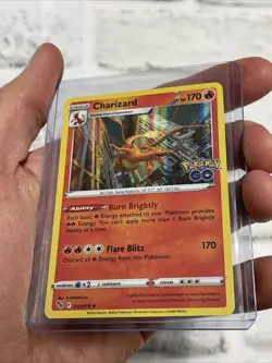 Charizard 010/078 Pokemon GO Holo Rare Pokemon Card TCG English NM/MT 2022 - Image 2