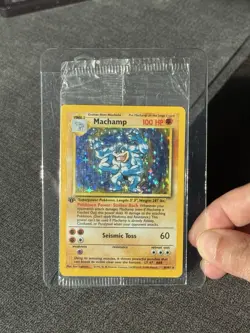 Machamp 8/102 1st Edition Base Set Holo Rare Pokemon Card TCG WOTC New Sealed - Image 1