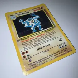 Pokemon TCG Machamp Base Set 8/102 Holo 1st Edition Holo Rare - Image 3