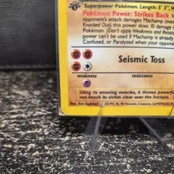 SEALED Pokemon TCG Machamp 8/102 Deck Exclusives 1st Edition Holo Rare 1999 - Image 4