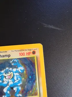 Pokemon TCG Machamp Holo 1st Edition Base Set #8/102 Holo Rare LP - Image 3