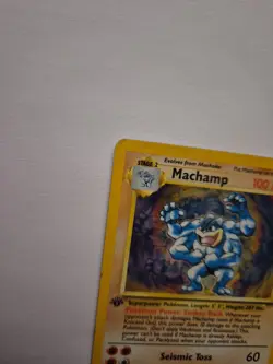 Machamp Base Set 8/102 1st Edition Holo Rare Pokemon TCG (R) - Image 4
