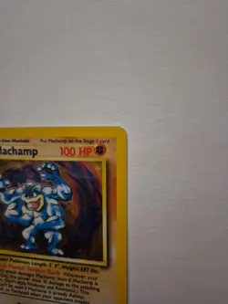 Machamp Base Set 8/102 1st Edition Holo Rare Pokemon TCG (R) - Image 5