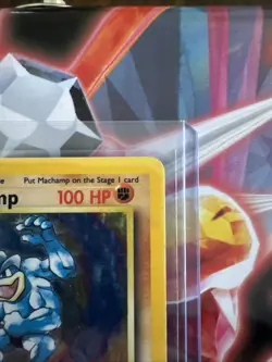 Pokemon TCG Machamp Holo 1st Edition Base Set #8/102 Holo Rare - Image 5