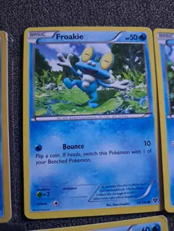 Pokemon TCG Froakie, Frogadier, And Greninja 9 Card Lot - Image 3