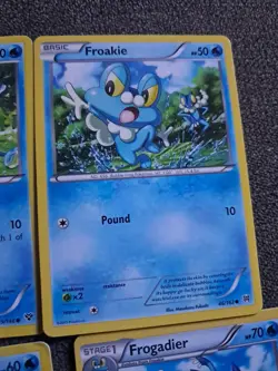 Pokemon TCG Froakie, Frogadier, And Greninja 9 Card Lot - Image 4