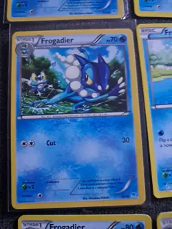 Pokemon TCG Froakie, Frogadier, And Greninja 9 Card Lot - Image 5