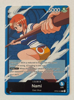 One Piece Pillars of Strength (OP-03) Nami OP03-040 - Leader - Image 1