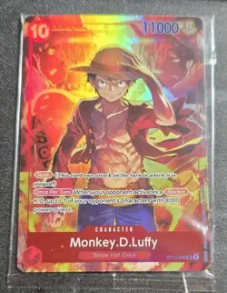 Sealed Monkey.D.Luffy Treasure Booster Set ST10-006 One Piece Promotion Foil - Image 1