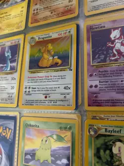 Pokemon TCG Dragonite Fossil 4/62 Holo 1999-2000 Wizards Base Set Copyright Holo - Image 3