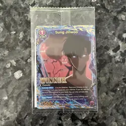 Union Arena Solo Leveling Sung Jinwoo WINNER UEPR/SLG-1-019 English Promo Sealed - Image 1