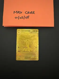 Mega Lucario EX Gold Card 188/132 Mega Hyper Rare English Edition - Image 1
