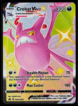 Pokemon SWSH: Sword & Shield Promo Cards #SWSH099 Crobat VMAX - Image 1