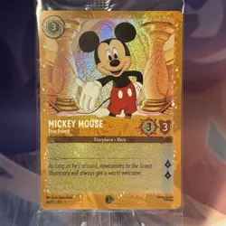 Lorcana Promo Card - Mickey Mouse True Friend - Puzzle - Glimmer Foil 36/P2 - Image 1