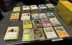 Pokemon Card Bulk Lot 500+ Common, Uncommon, Reverse Holo, Holo - Image 1