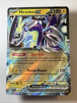 Miraidon ex 028 - Sv: Scarlet & Violet Promo Cards Holo (NM++) - Image 1