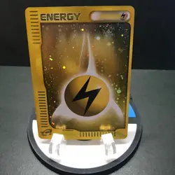 Mcdonald's e Promo Lightning Energy Holo Rare Japanese Pokemon Card Swirls MP - Image 1