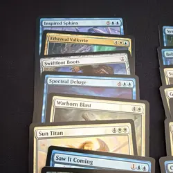 Wizards of the Coast MTG Commander Phantom Premonition 100-Card Blue/White Deck - Image 3