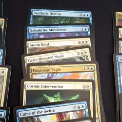 Wizards of the Coast MTG Commander Phantom Premonition 100-Card Blue/White Deck - Image 5