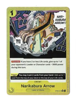 One Piece Card Game Narikabura Arrow Textured Foil ST09-014 PRB Premium Booster - Image 1