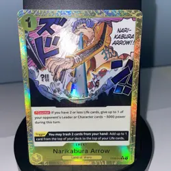 One Piece Card Game Narikabura Arrow Textured Foil ST09-014 PRB Premium Booster - Image 3