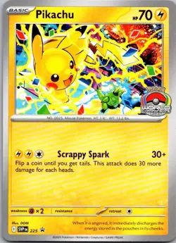 Pikachu - (World Championship 2025) Promo SV: Scarlet & Violet Promo Cards 225 N - Image 1