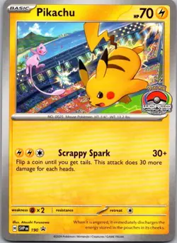 Pikachu Promo SV: Scarlet & Violet Promo Cards 190 NM - Image 1