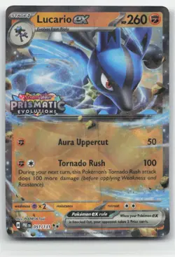 Lucario ex (Prismatic Evolutions Stamp) Holo Miscellaneous Cards & Products 051/ - Image 1