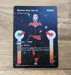 Heaven-Sent Marvel/Archangel of Thune Borderless Foil Marvel Source Material NM - Image 1