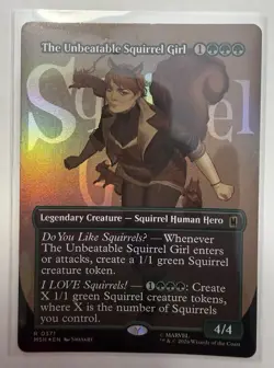 The Unbeatable Squirrel Girl (Borderless) Marvel Super Heroes Foil - Image 1